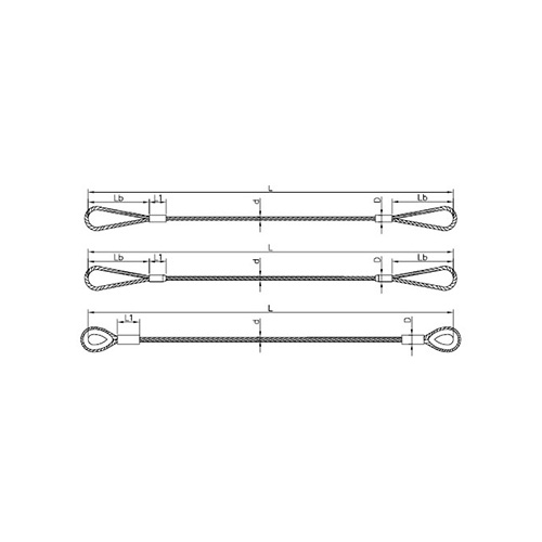 钢丝绳铝合金压制索具